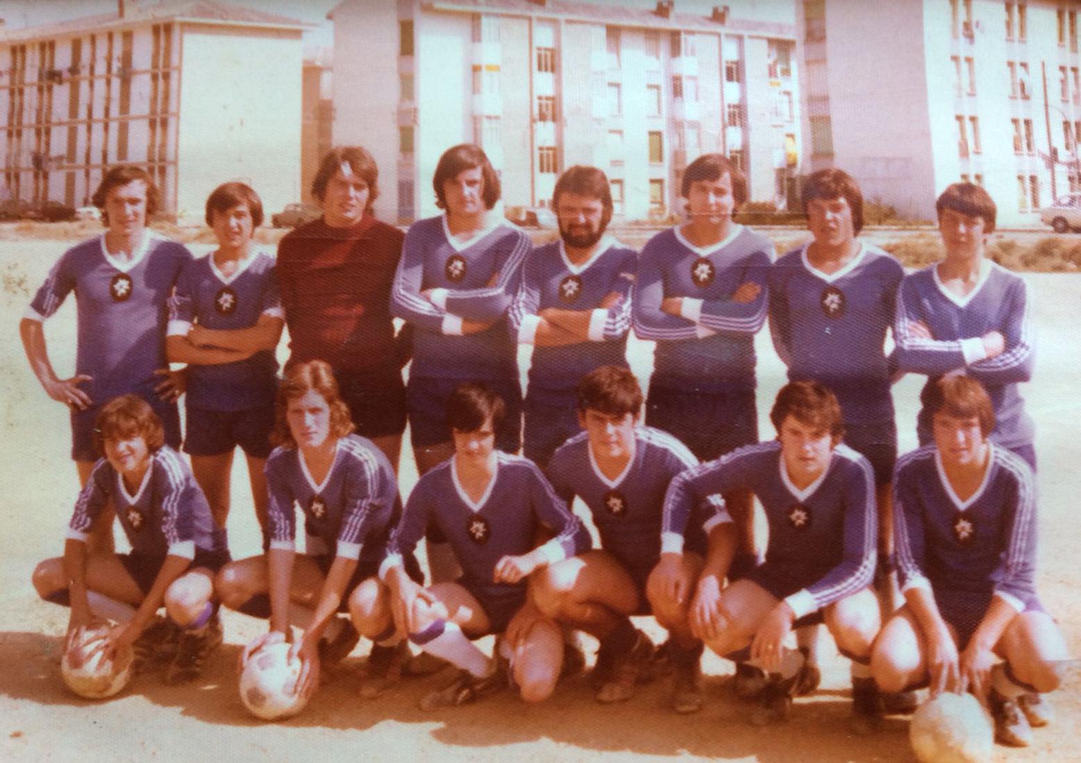 Fotografía histórica del equipo Peña Edelweiss 1ª Regional Temporada 1979-1980