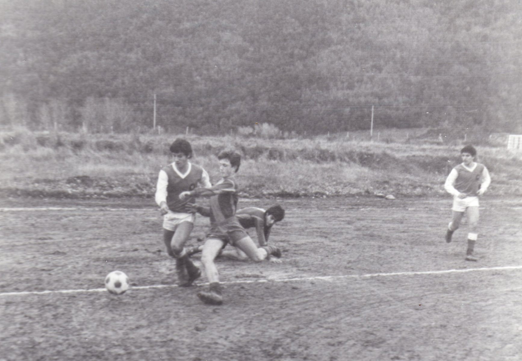 Ramón Buil del equipo Peña Edelweiss Juvenil en el partido Peña Edelweiss - S.D. Huesca Temporada 1981/1982
